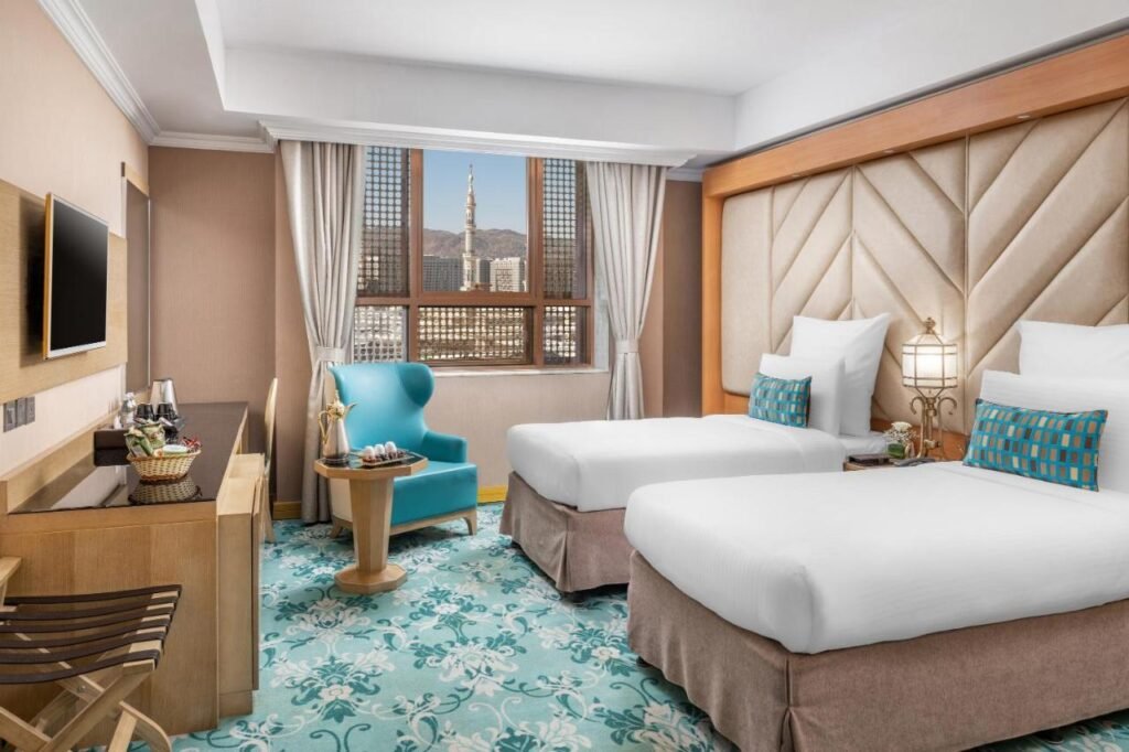 فندق ايلاف التقوى المدينة المنورة من اسماء الفنادق المطله على الحرم النبوي
