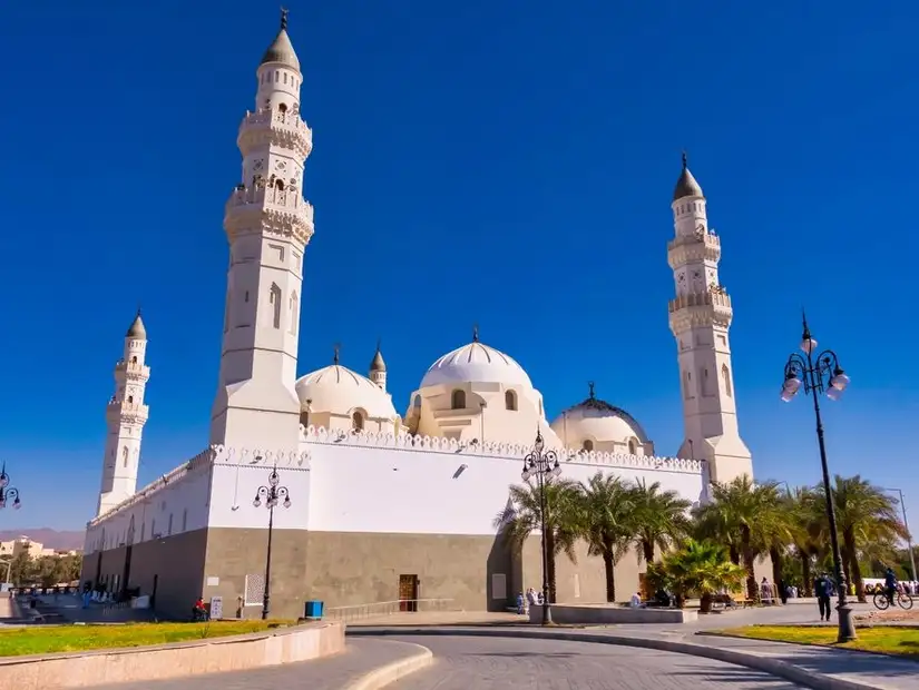 مسجد قباء المدينة المنورة من ابرز المعالم السياحية في المدينة المنورة.